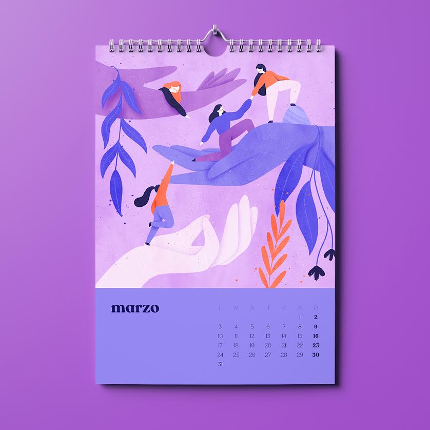 Calendario paisajes 2025