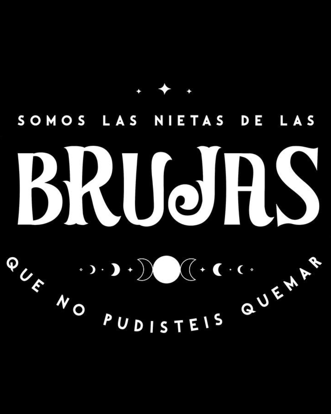 Sudadera Somos las nietas de las brujas que no pudisteis quemar 🌙💜