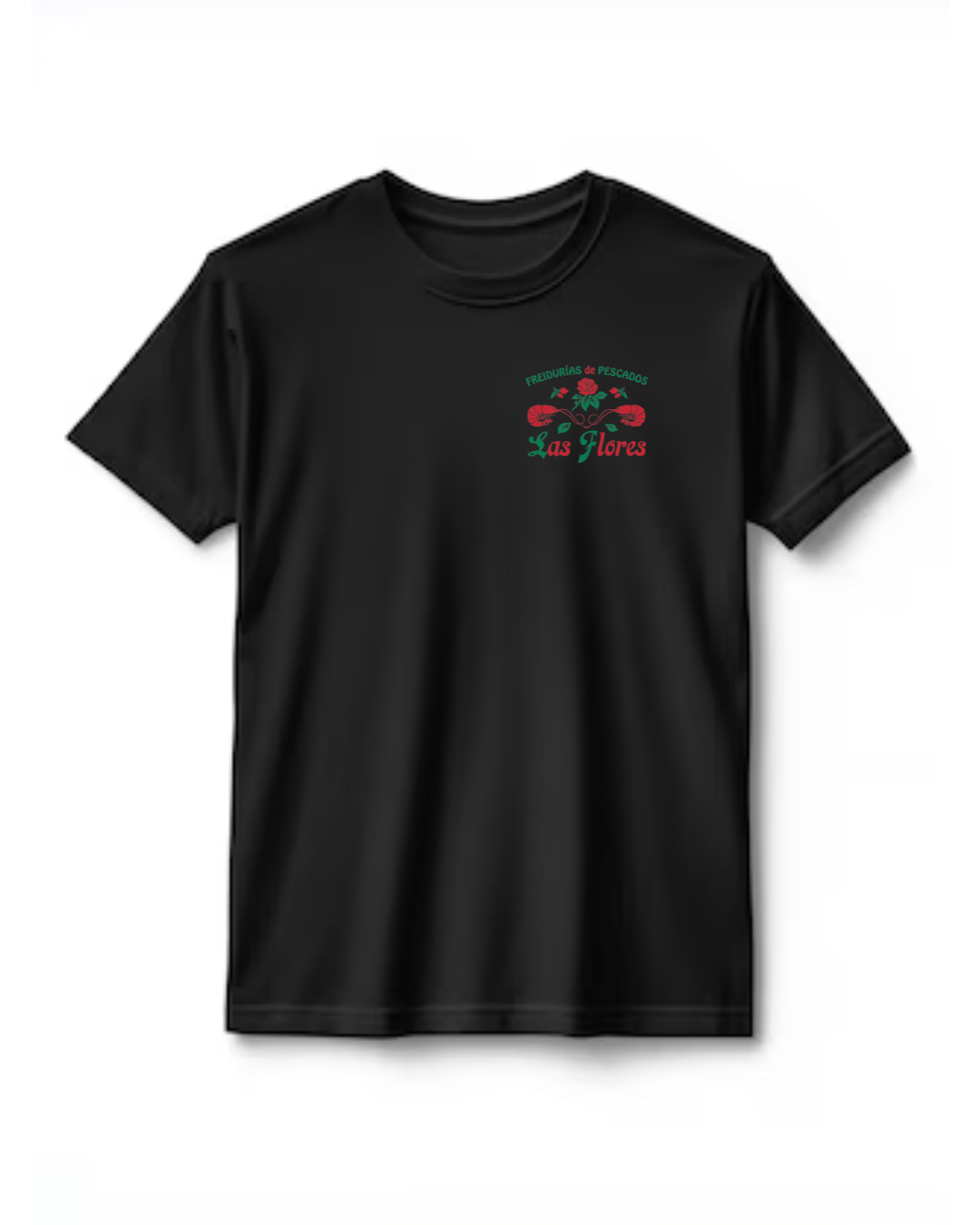 Camiseta Freiduría de Pescados Las Flores Cádiz - Negra