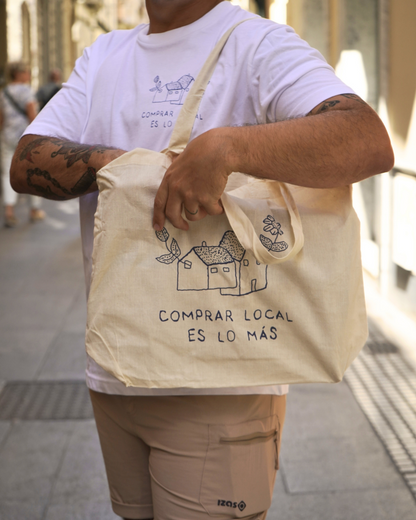 Totebag Buy Local is the most La Vecina