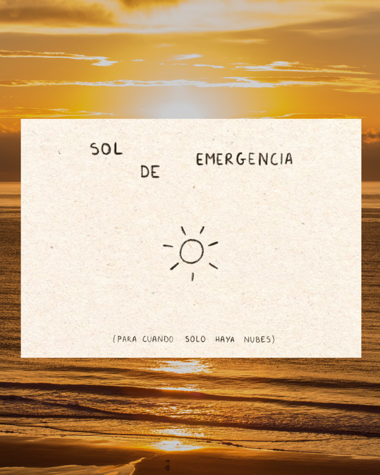 Lámina Sol de emergencia