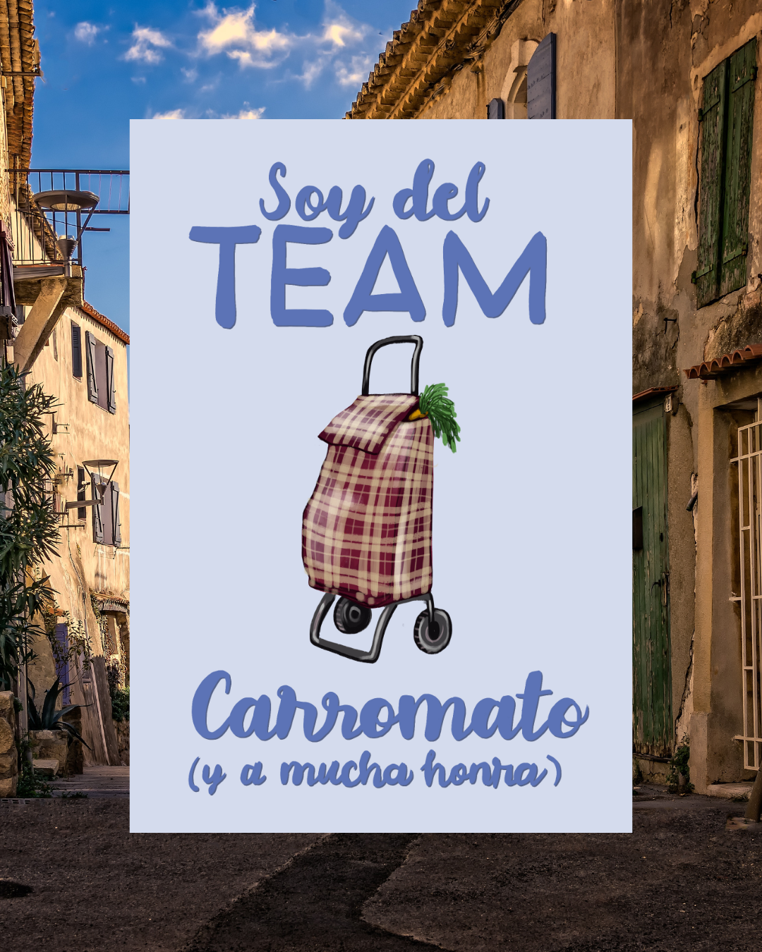 Lámina Team Carromato - Abuelas