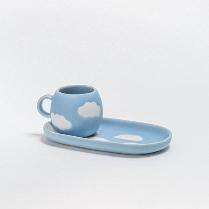 Taza de café Nube azul - Espresso 90 ml