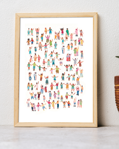 Little People Art Print