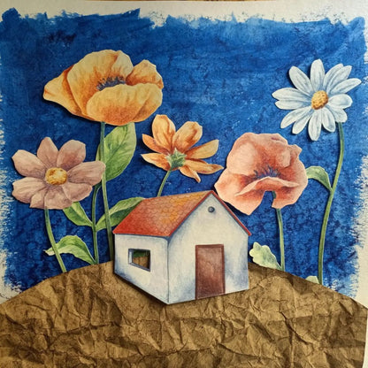 Large Flowers House Sheet