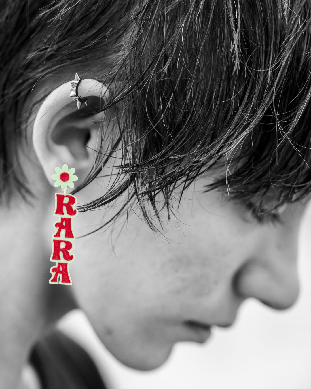 Pendientes Rara Rara - Rojo