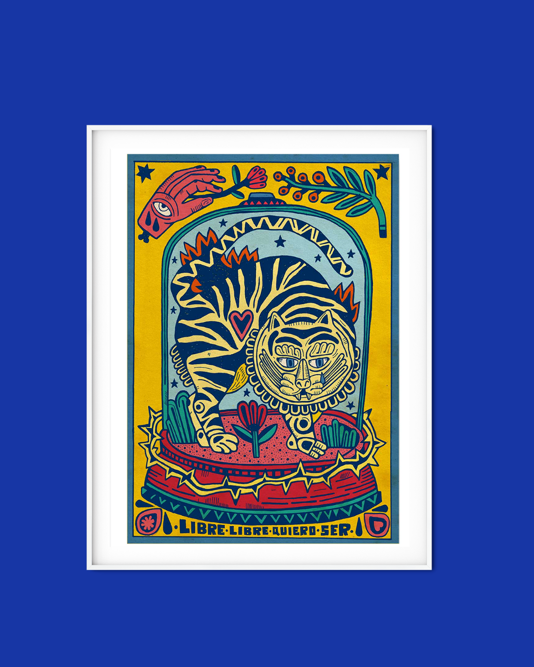 Art Print Free as a Tiger