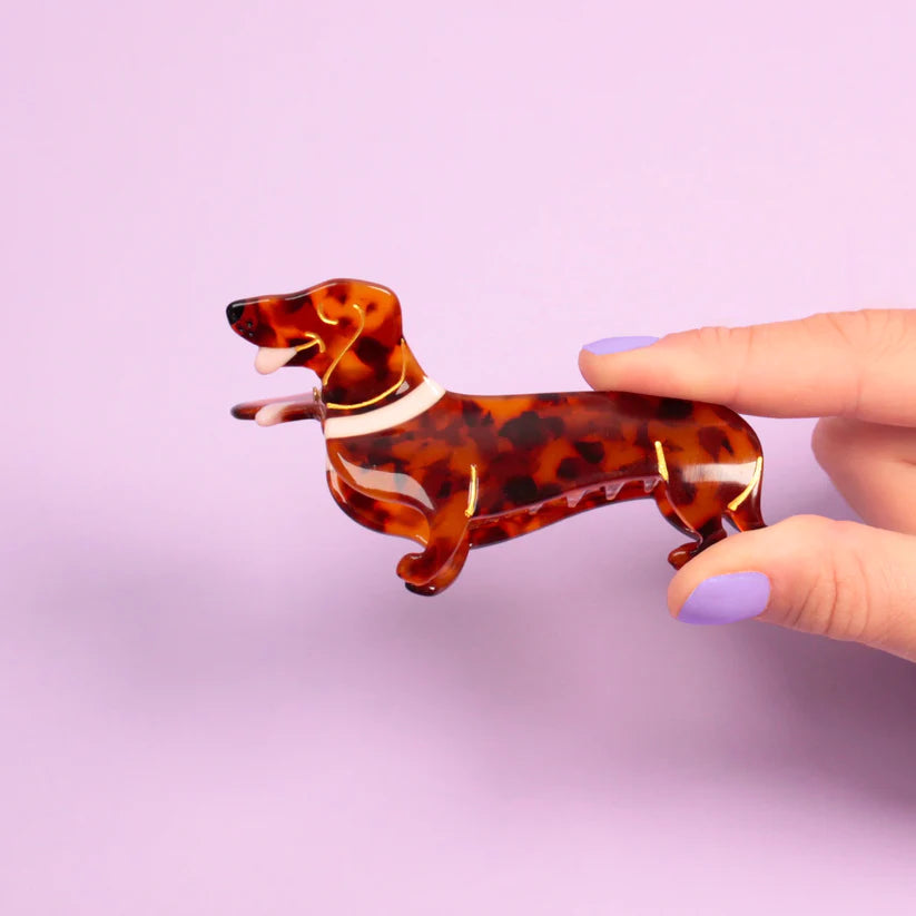 Dachshund hair clip