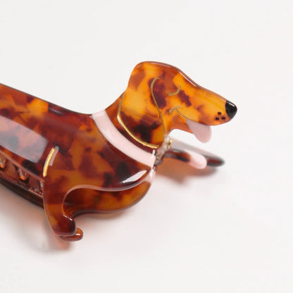 Dachshund hair clip