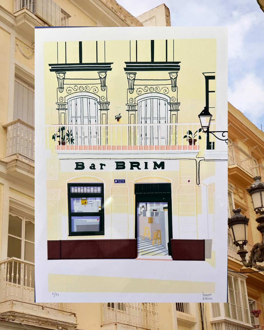 Bar Brim Sheet - Cádiz