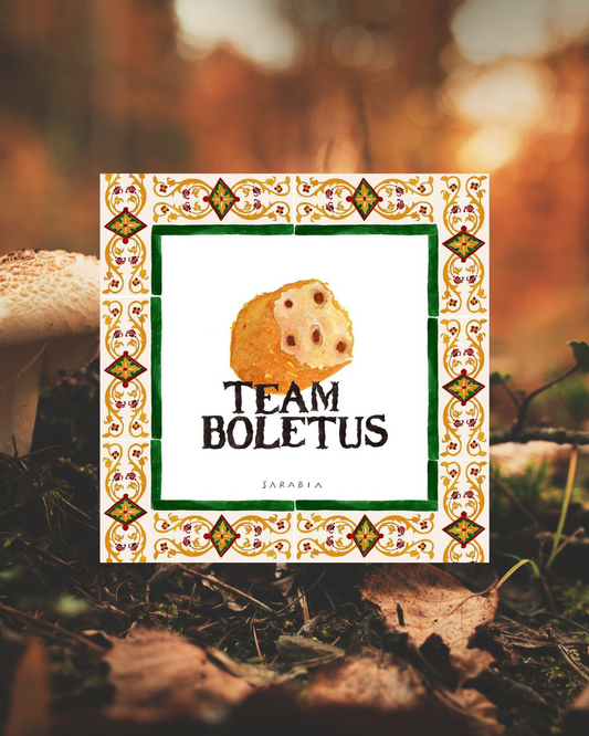 Team Boletus square print