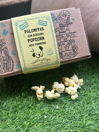 Snack Popcorn with turmeric for dogs 🐶