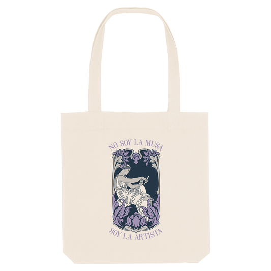 Totebag No soy la musa soy la artista