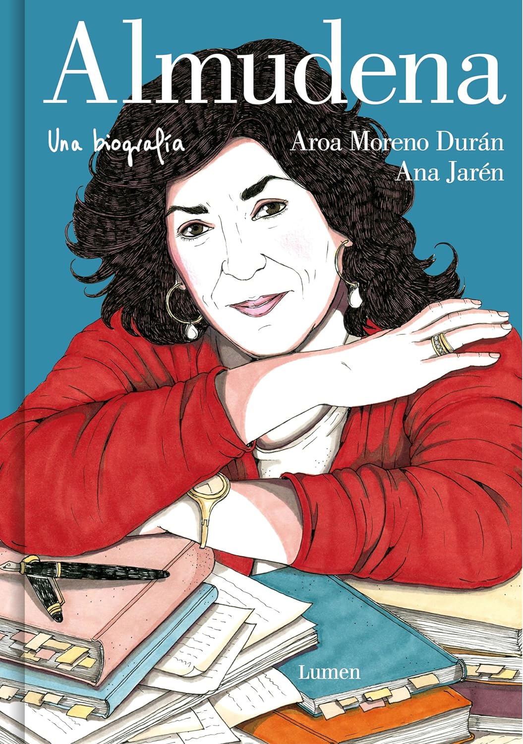 Libro Biografía ilustrada de Almudena Grandes