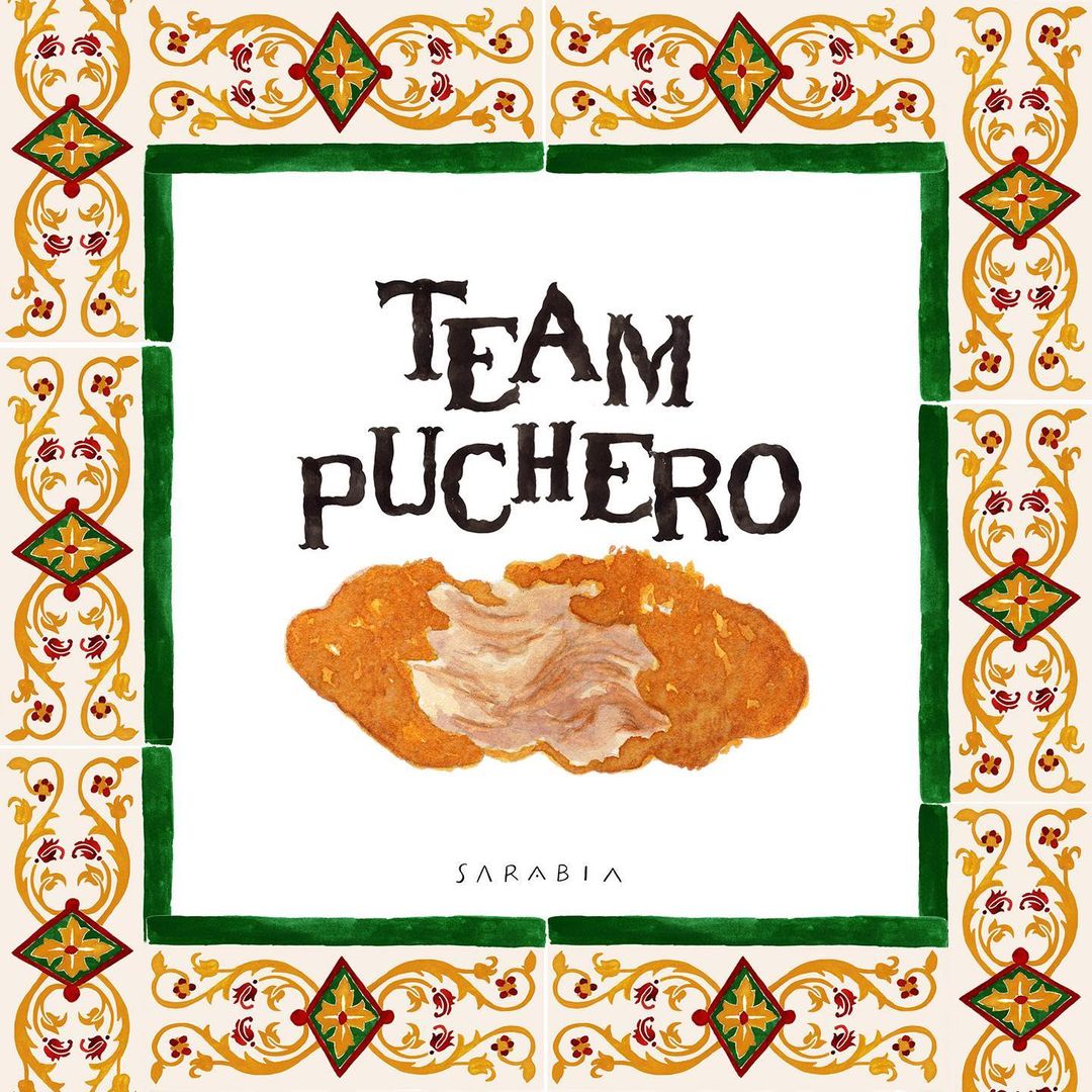 Team Puchero square sheet