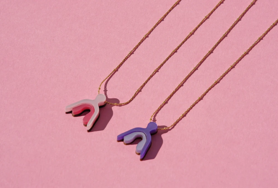 Joy Necklace / Pink Clitoris