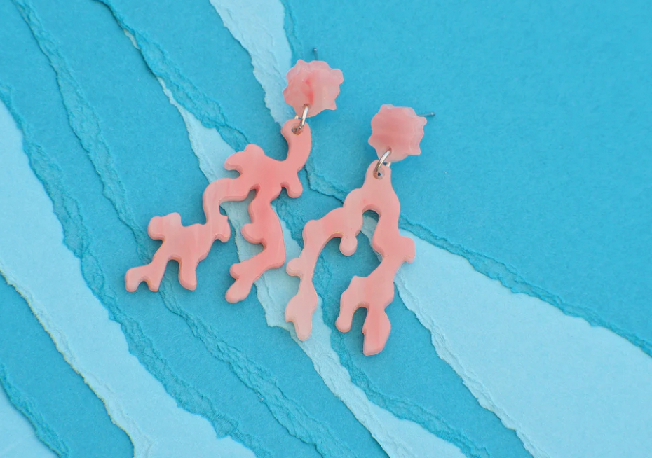 Coral Earrings - Coral