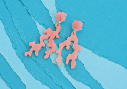 Coral Earrings - Coral