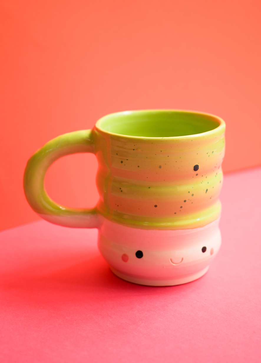 Bubble face mug