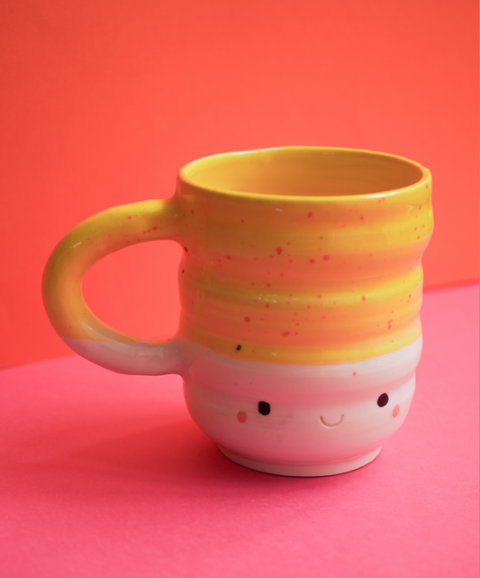 Taza de cerámica Bubble carita