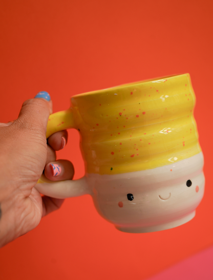 Bubble face mug