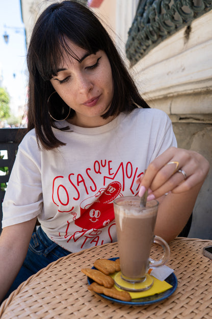 Camiseta Colacao y galletas - Cosas que molan juntas