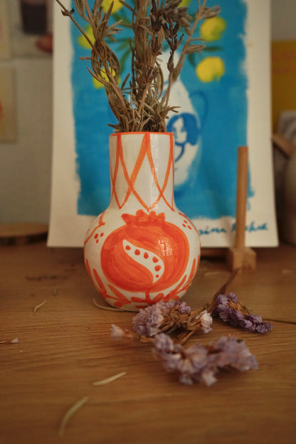 Ceramic tray - Blue pomegranate