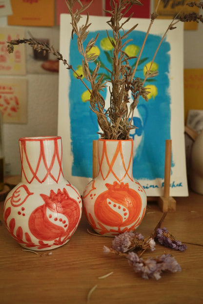 Ceramic tray - Blue pomegranate