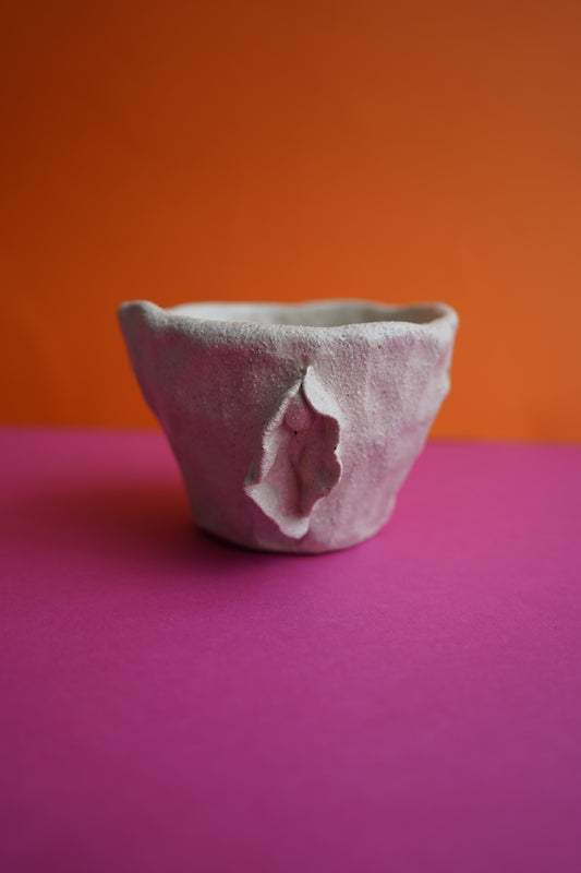 Small ceramic pussy bowl