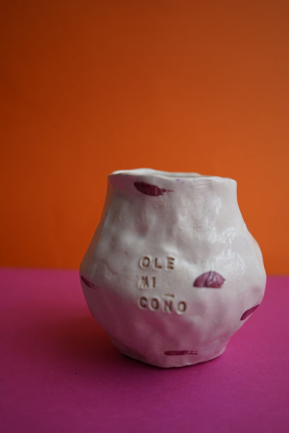 Small ceramic pussy bowl