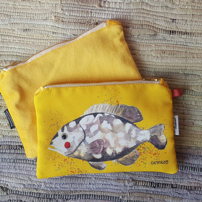 Yellow Mero toiletry bag