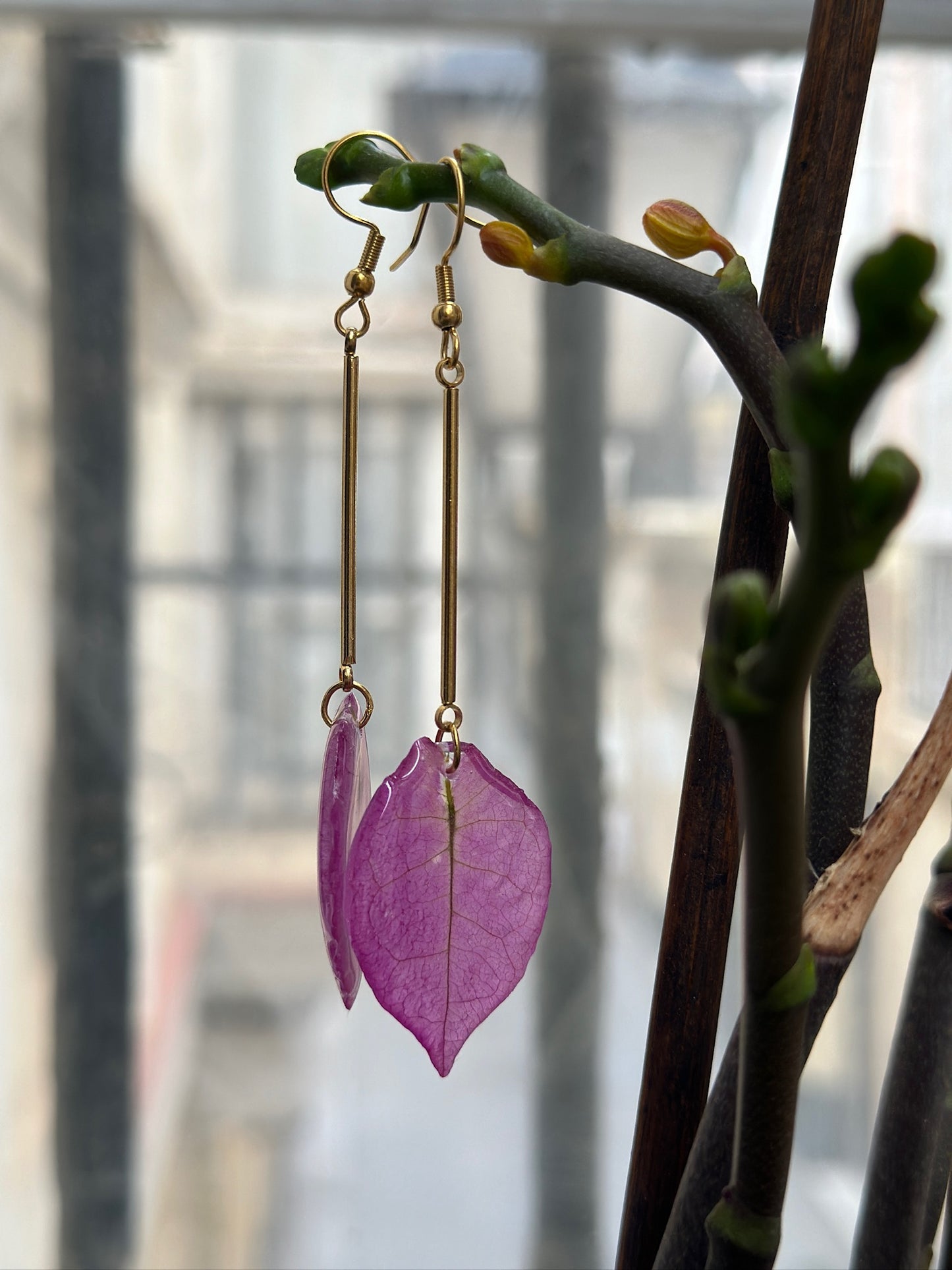 Bougainvillea Earrings