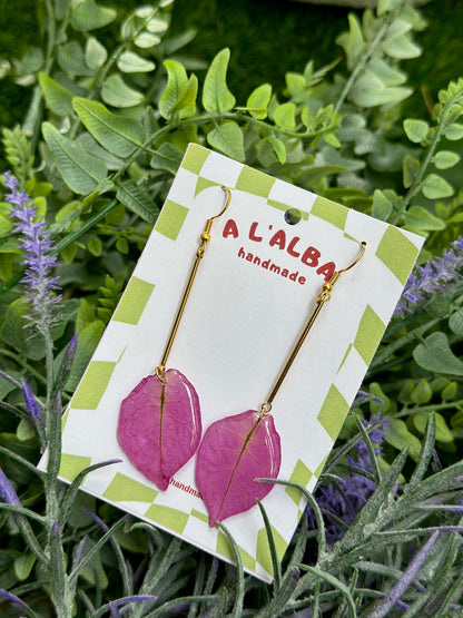 Bougainvillea Earrings