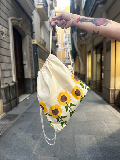 String backpack - Sunflower