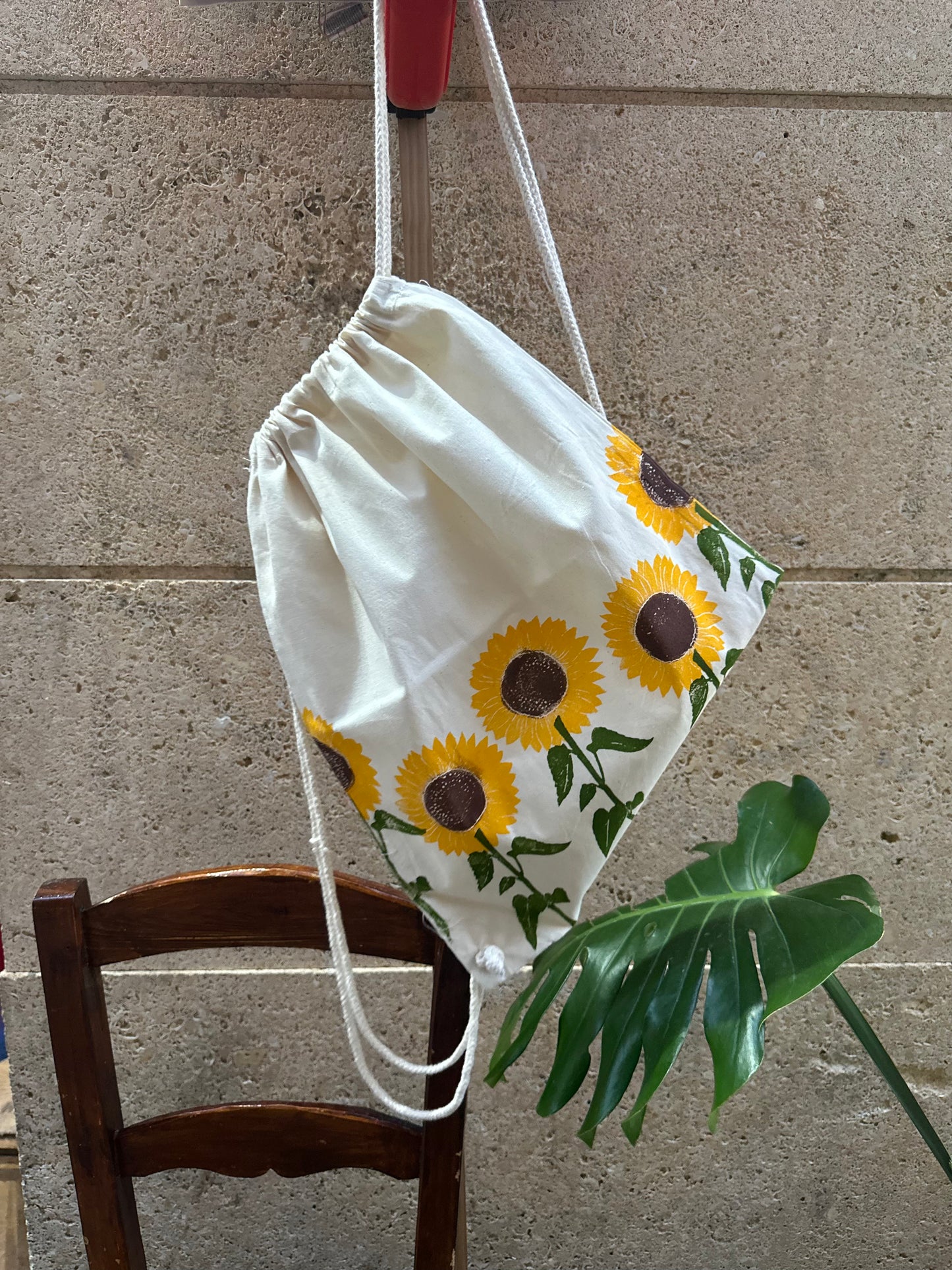 Mochila cuerdas - Girasol