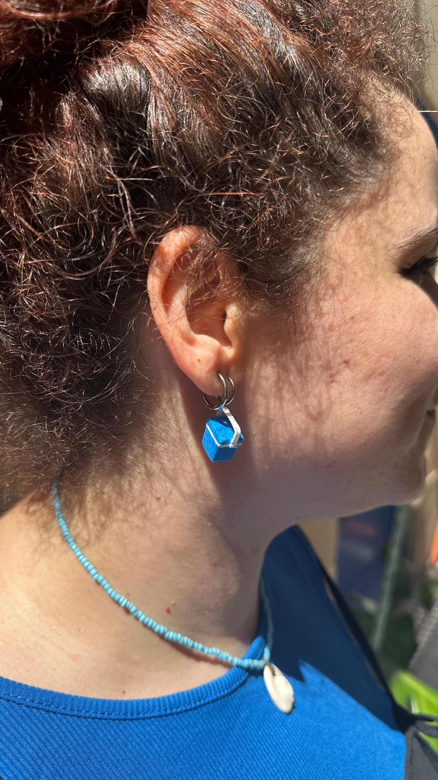 Coffee pot and cup earrings