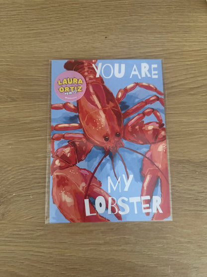 Postal You Are My Lobster