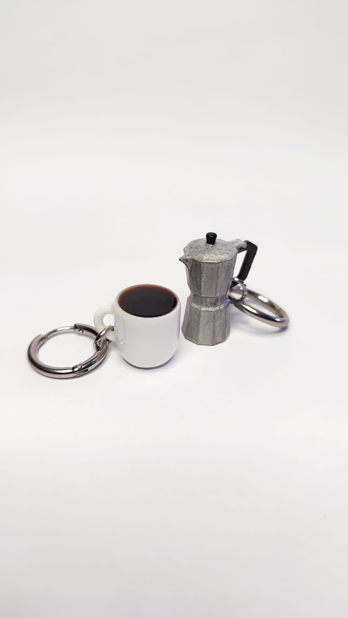 Coffee pot and cup earrings