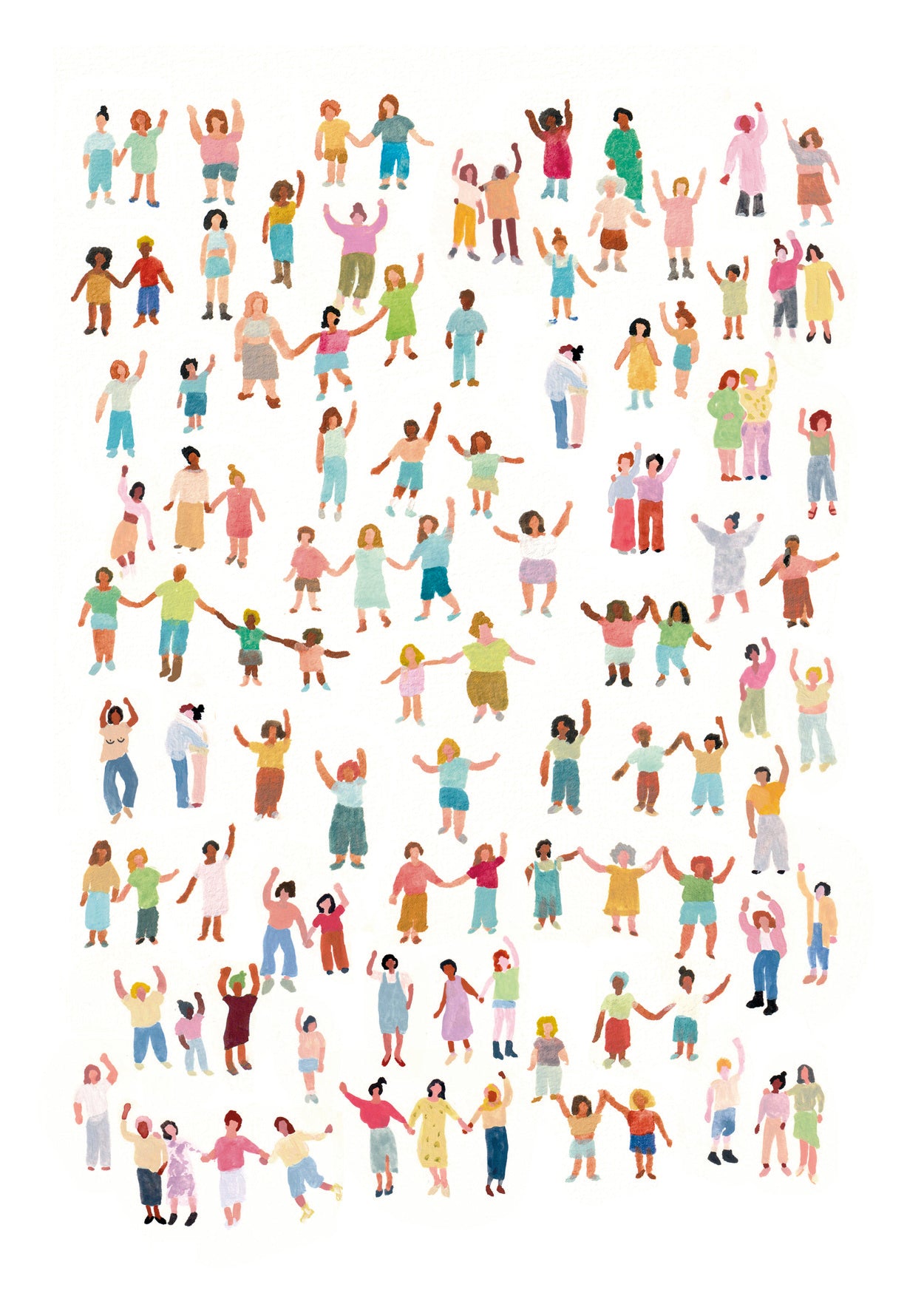 Little People Art Print