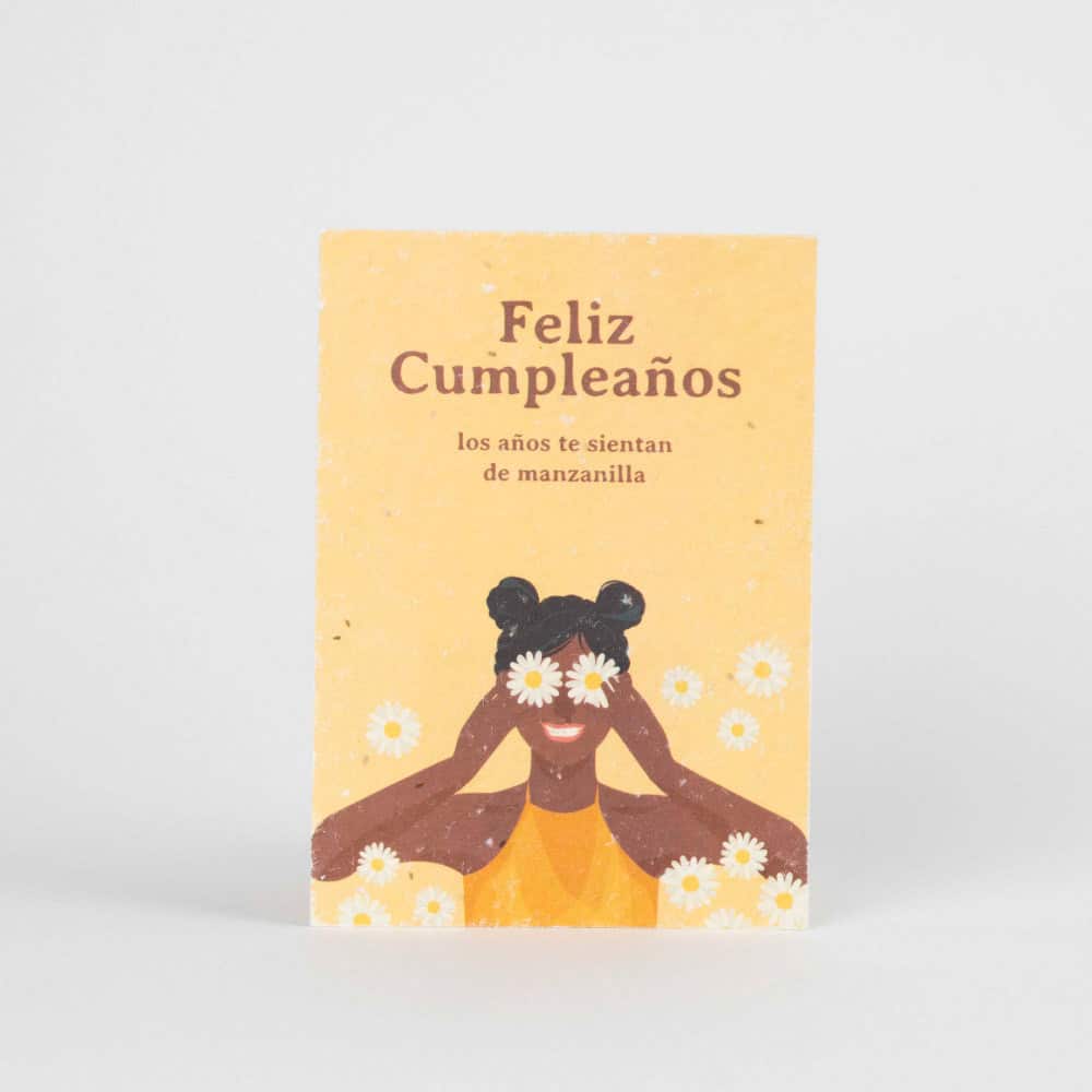 Postal plantable - Feliz cumpleaños