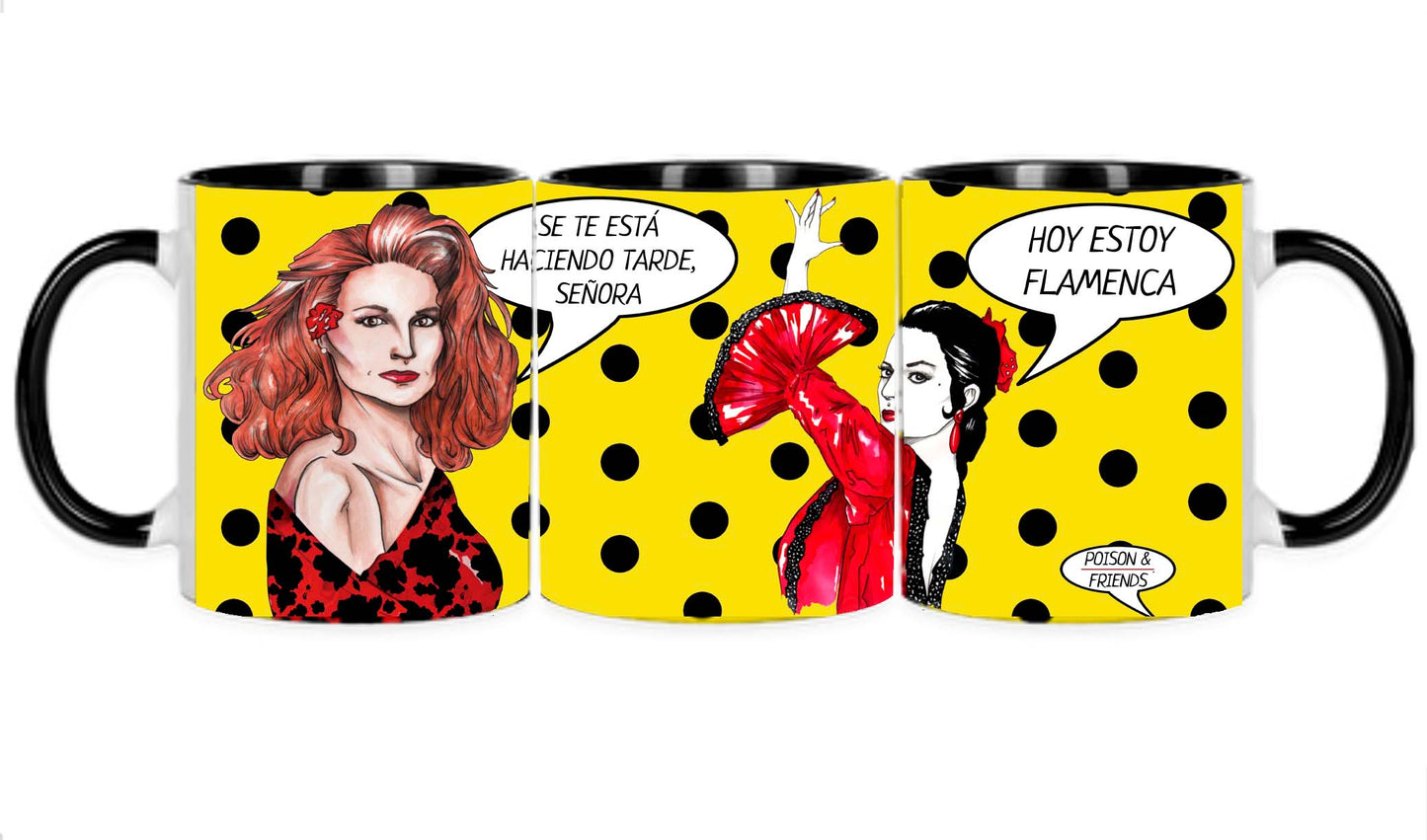 Taza Flamenca de Lola Flores y Rocío Jurado