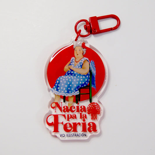 Llavero nacía pa la feria (abuela)