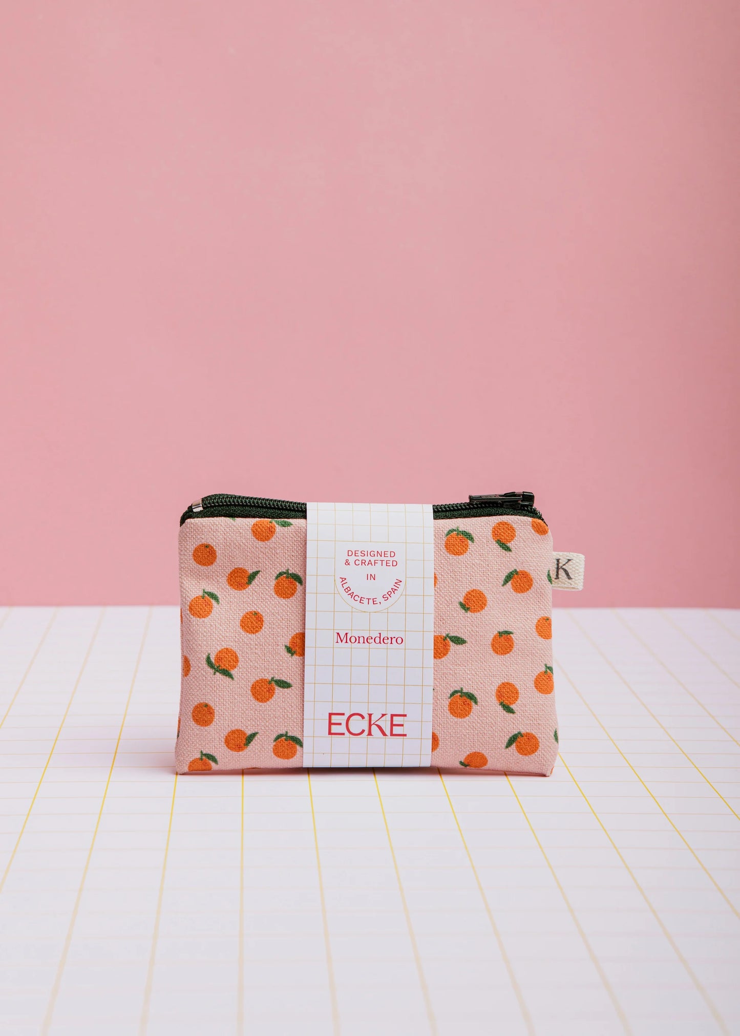 Monedero de lona - Naranjas Pink