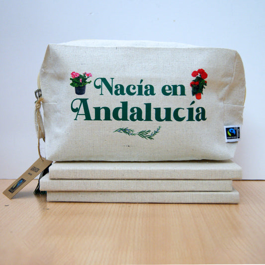 Neceser grande Nacía en Andalucía solo frase de Abuela