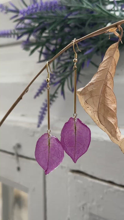 Bougainvillea Earrings